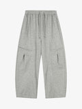 Riveted Pleated Drawstring Barrel Pants