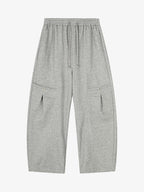 Riveted Pleated Drawstring Barrel Pants