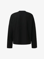 Cat Print Long-Sleeved T-Shirt