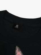 Cat Print Long-Sleeved T-Shirt