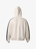 Suede Foam Letter Patchwork Zipper Shorts Jacket
