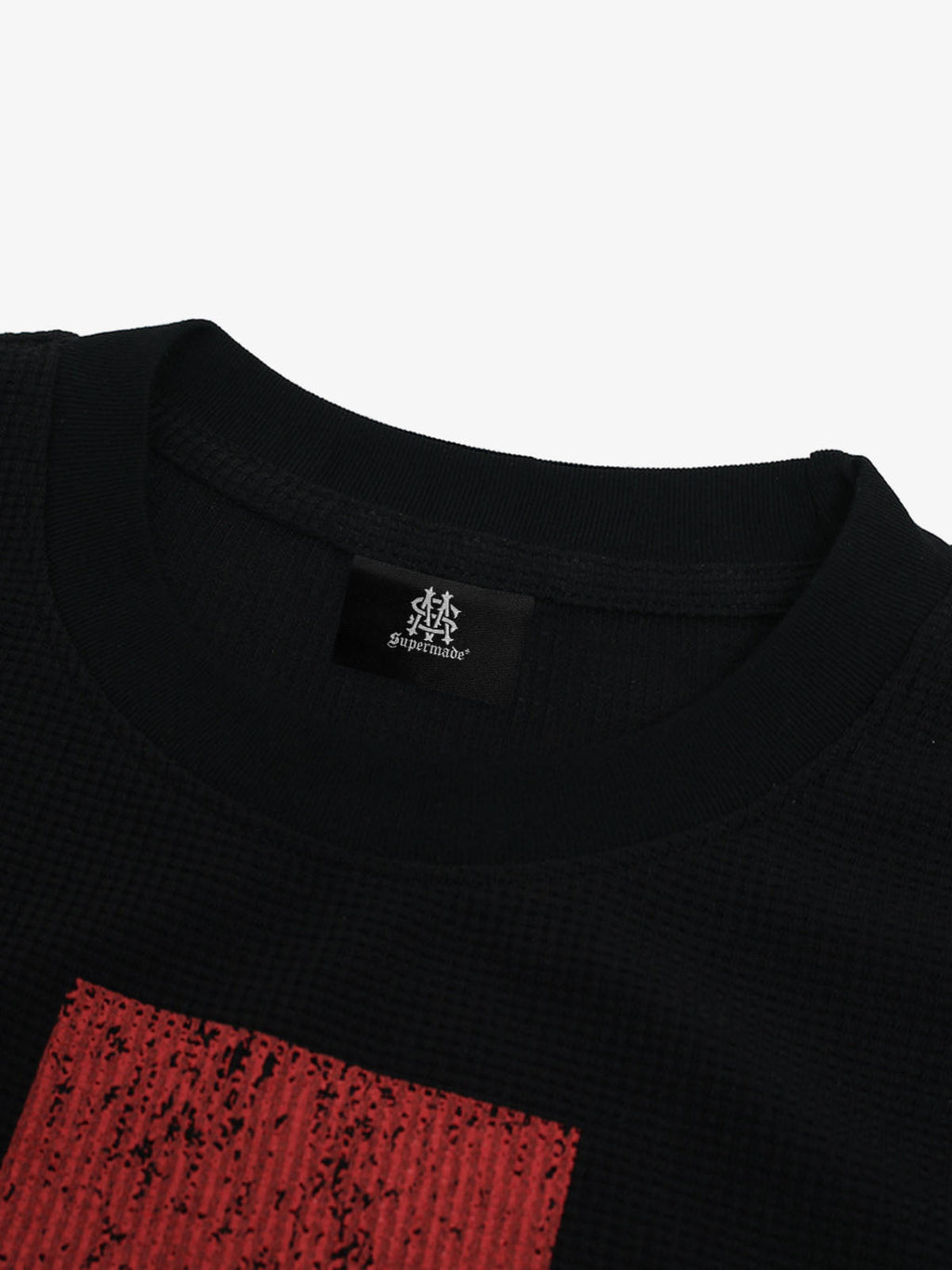 Street Cross Lettering Print Long-Sleeved T-Shirt - 2608
