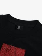 Street Cross Lettering Print Long-Sleeved T-Shirt - 2608