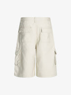 Adjustable Drawstring Cargo Jort