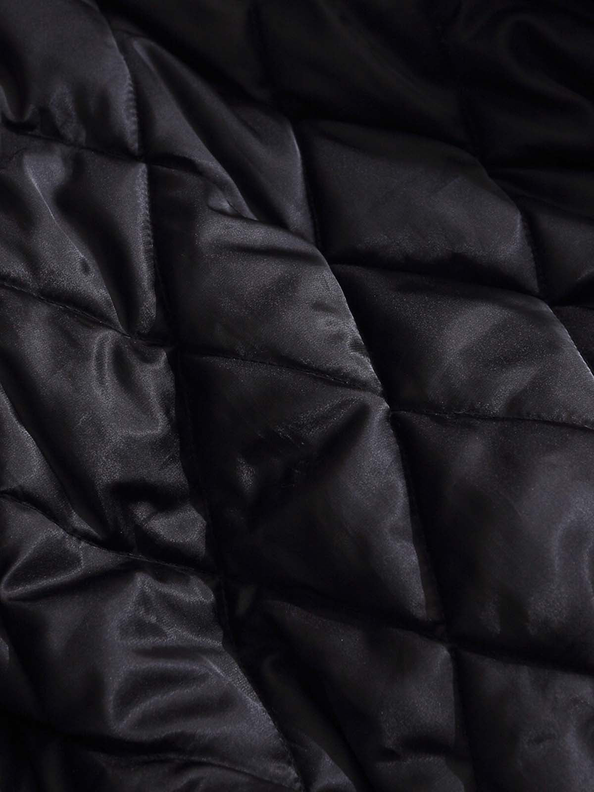 Retro Suede Texture Shearling Collar Fleece Bomber Jacket