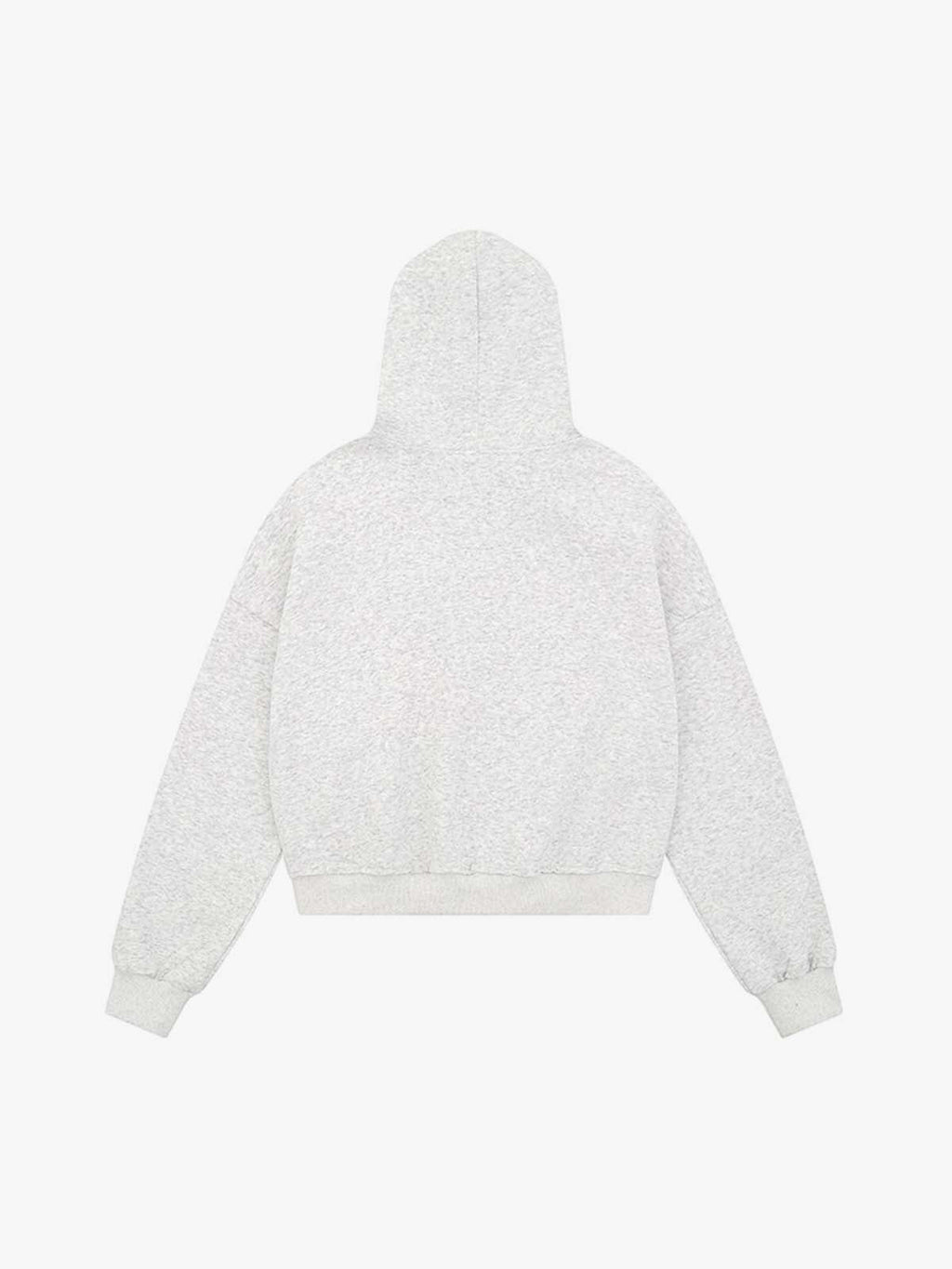 Street Hip-Hop Rhinestone Cropped Zip Up Hoodie