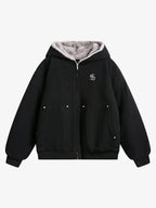 Theprecipice Fur Hooded Zip Up Quilted Jacket - 2510