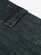 Deconstructed Multi-Pocket Cargo Denim Jorts