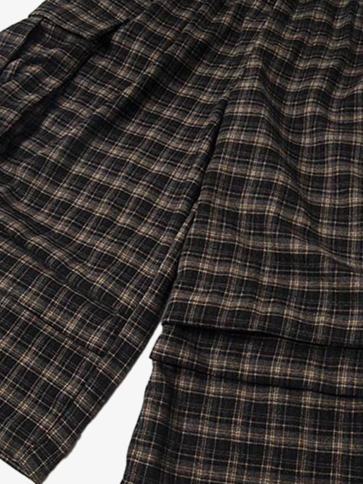 Plaid Cargo Pocket Jorts