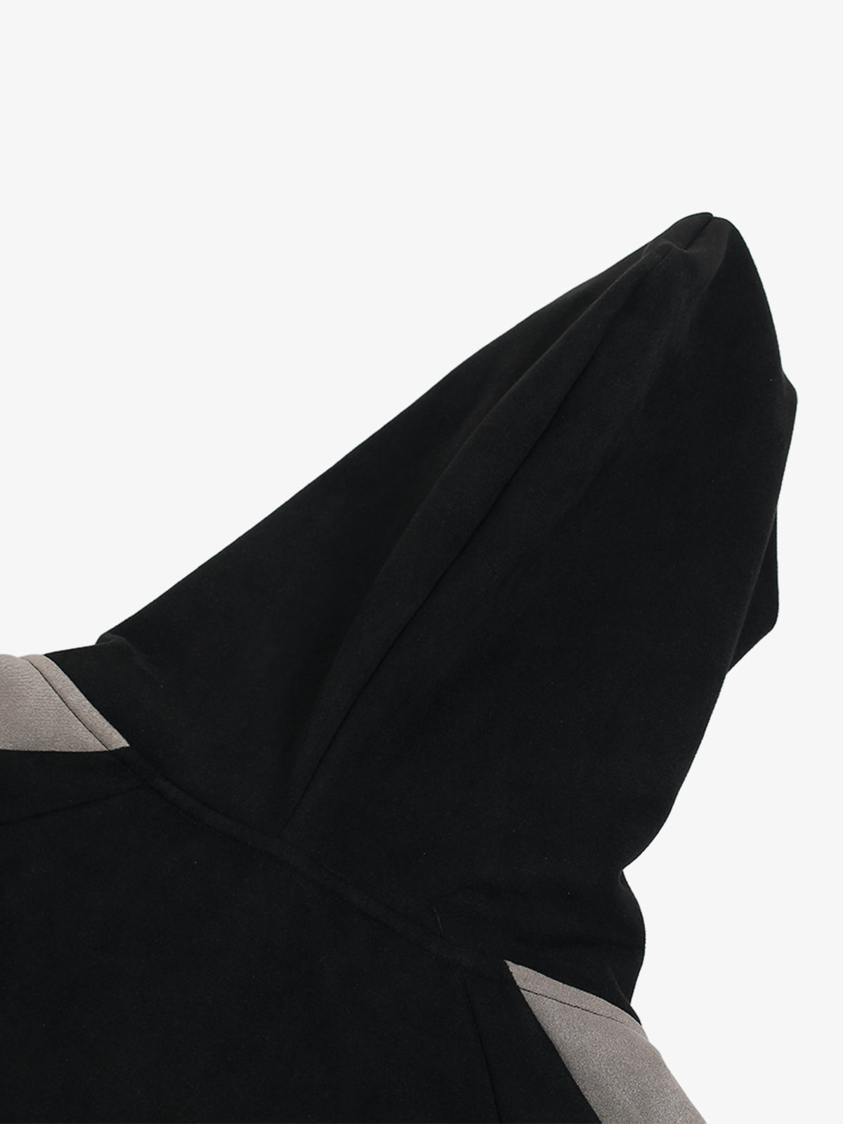 Suede Foam Letter Patchwork Zipper Shorts Jacket