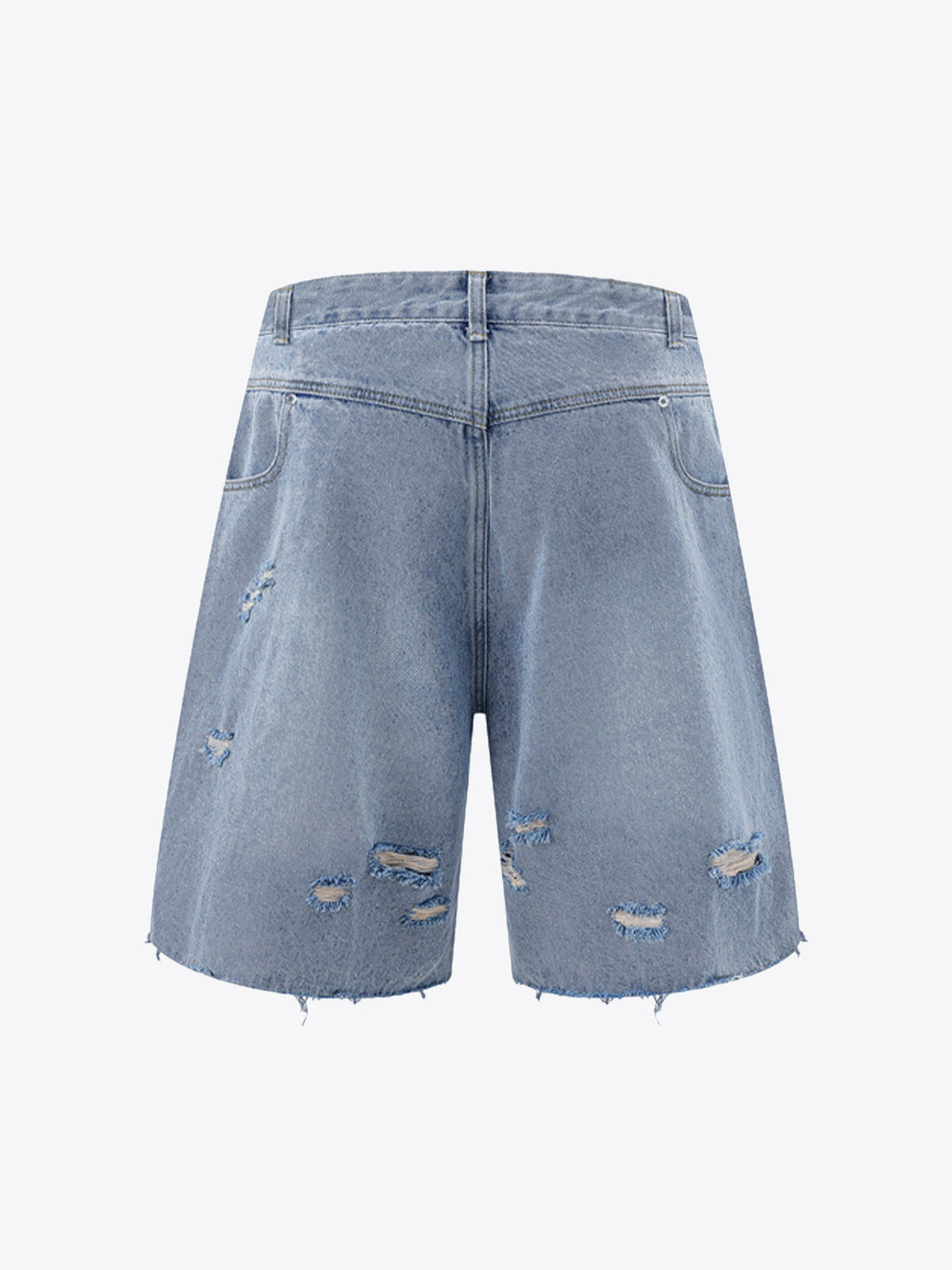 Denim Distressed Ripped Suit - 2460