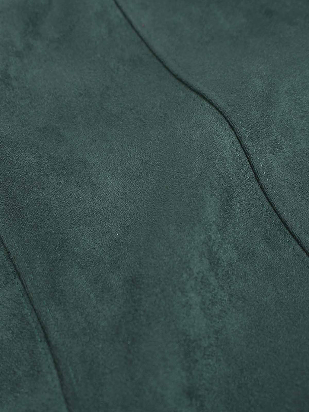 Suede Letter Embroidered Cropped Zip-Up Hoodie