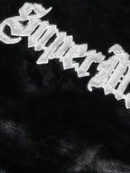 Theprecipice Street Letter Embroidered Fleece Jacket - 1838
