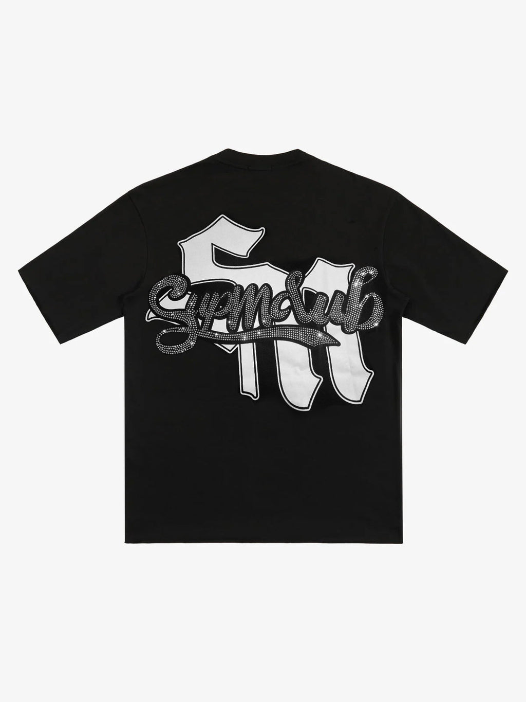 Retro Cupid Rhinestone Graphic T-Shirt