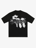 Retro Cupid Rhinestone Graphic T-Shirt