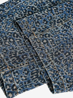 Denim Street Leopard Print Barrel Jeans - 2458