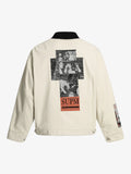 Street Washed Distressed Detroit Jacket