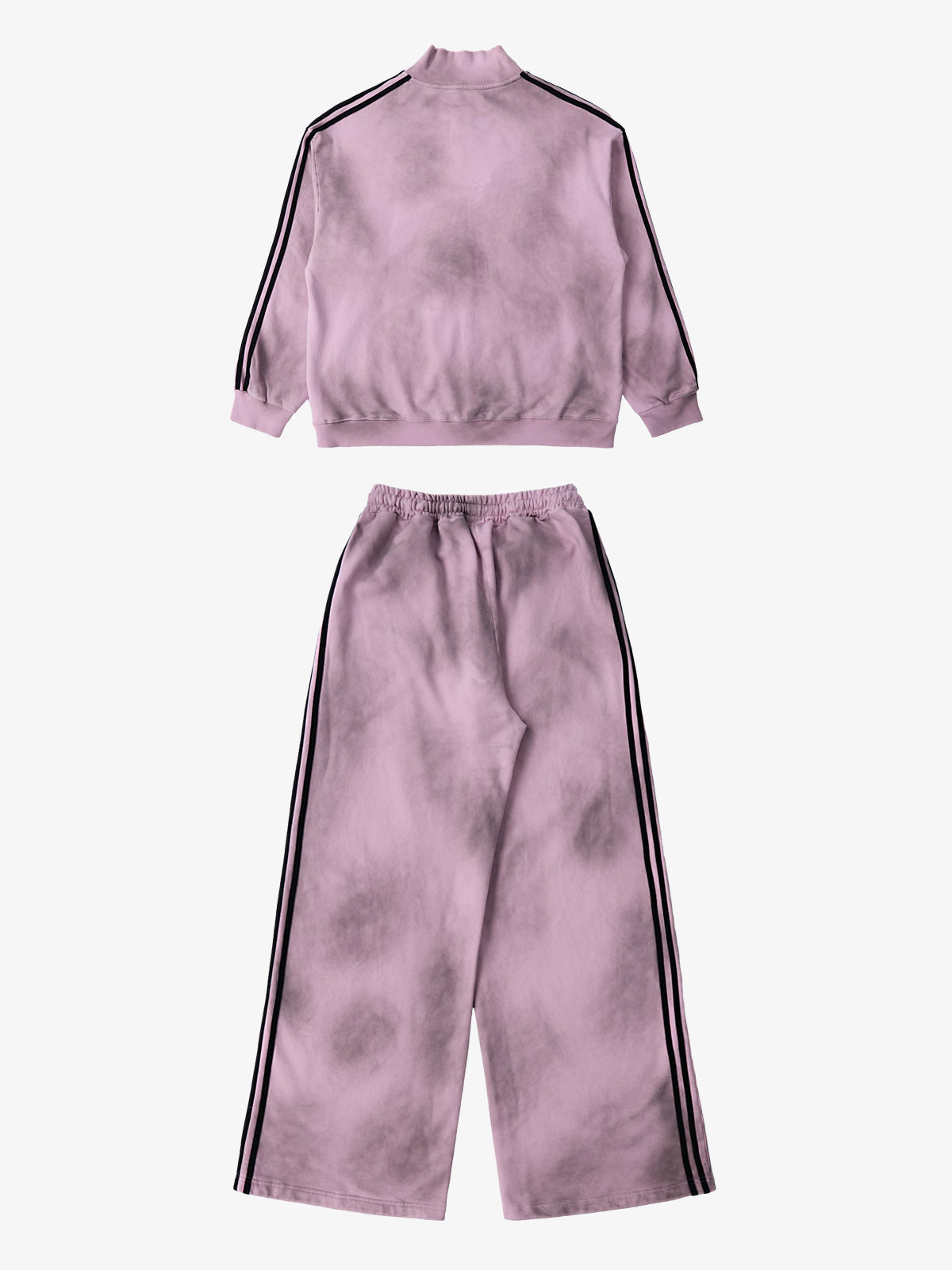 precipice Vintage Distressed NO.3 Stand Collar Tracksuit - 2591