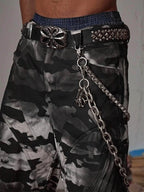 Theprecipice Retro Punk Rhinestone Belt - 2175
