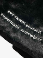 Theprecipice Street Letter Embroidered Fleece Jacket - 1838