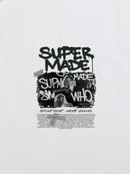 Streetwear Graffiti Character Collage Graphic T-Shirt