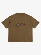 precipice Rusty Metal Key Print T-Shirt