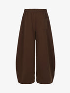 Leopard Stripe Charm Wide Leg Drawstring Sweatpants
