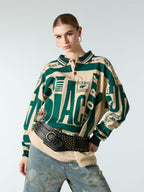 Retro Typography Polo Tee -1252