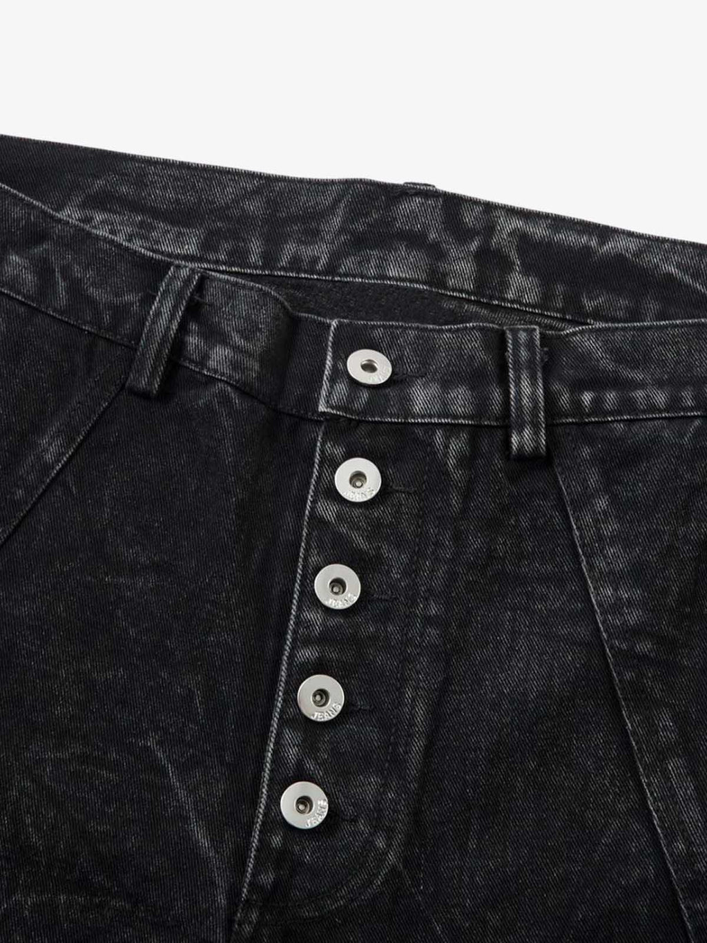 High Street Functional Structured Design Tie-Dye Baggy Jeans