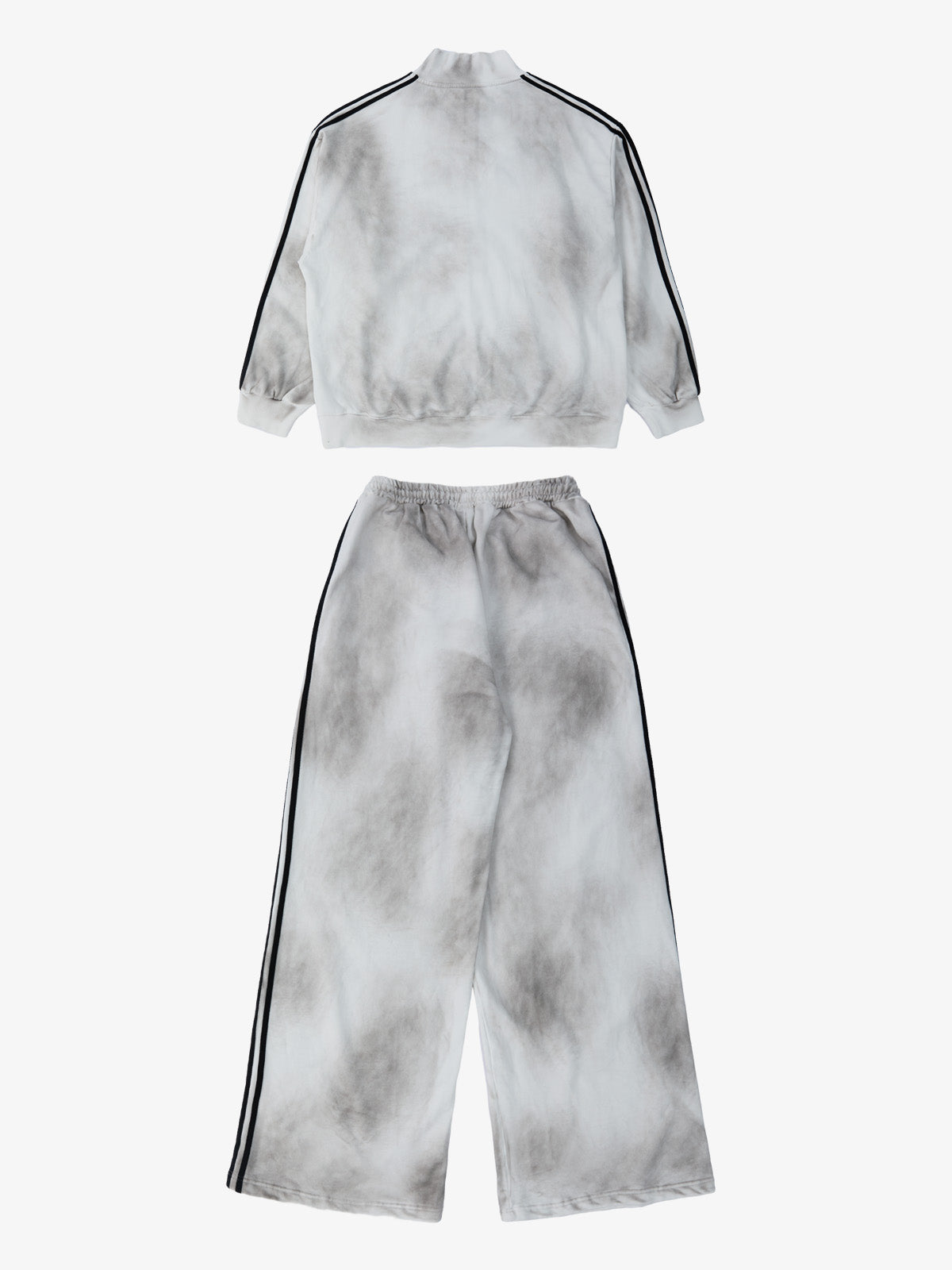 precipice Vintage Distressed NO.3 Stand Collar Tracksuit - 2591