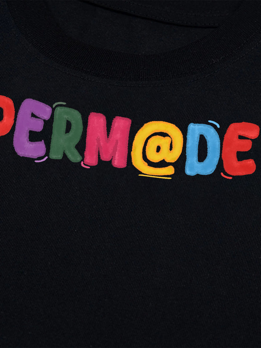 Colorful Fun Pattern Crew Neck T-Shirt