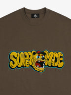 Street Graffiti Trendy Tiger Head Font T-Shirt