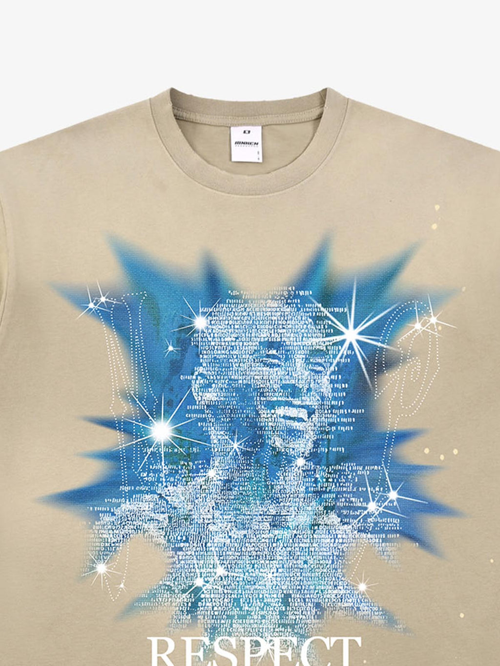 Nostalgic Starlight Basketball Legend Graphic Ink Splatter T-Shirt