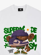 Street Cartoon Sneaker Graffiti Sneaker T-shirt