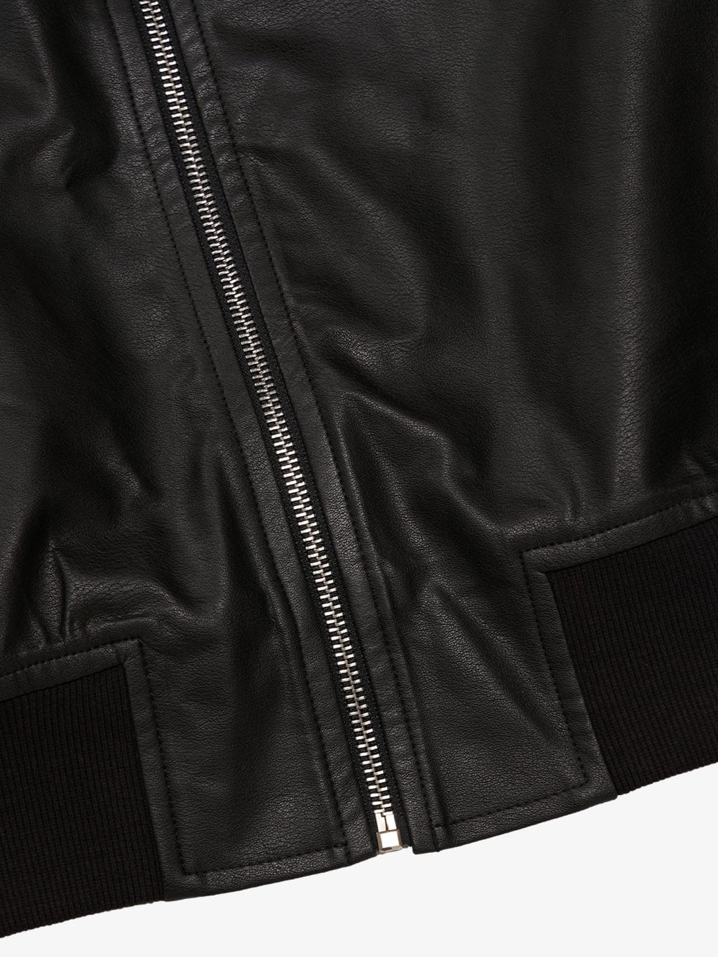 Thorn Destruction Frame Pattern Leather Vest