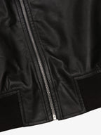 Thorn Destruction Frame Pattern Leather Vest
