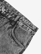 Theprecipice American Street Style Washed Distressed Work Jeans - 2354