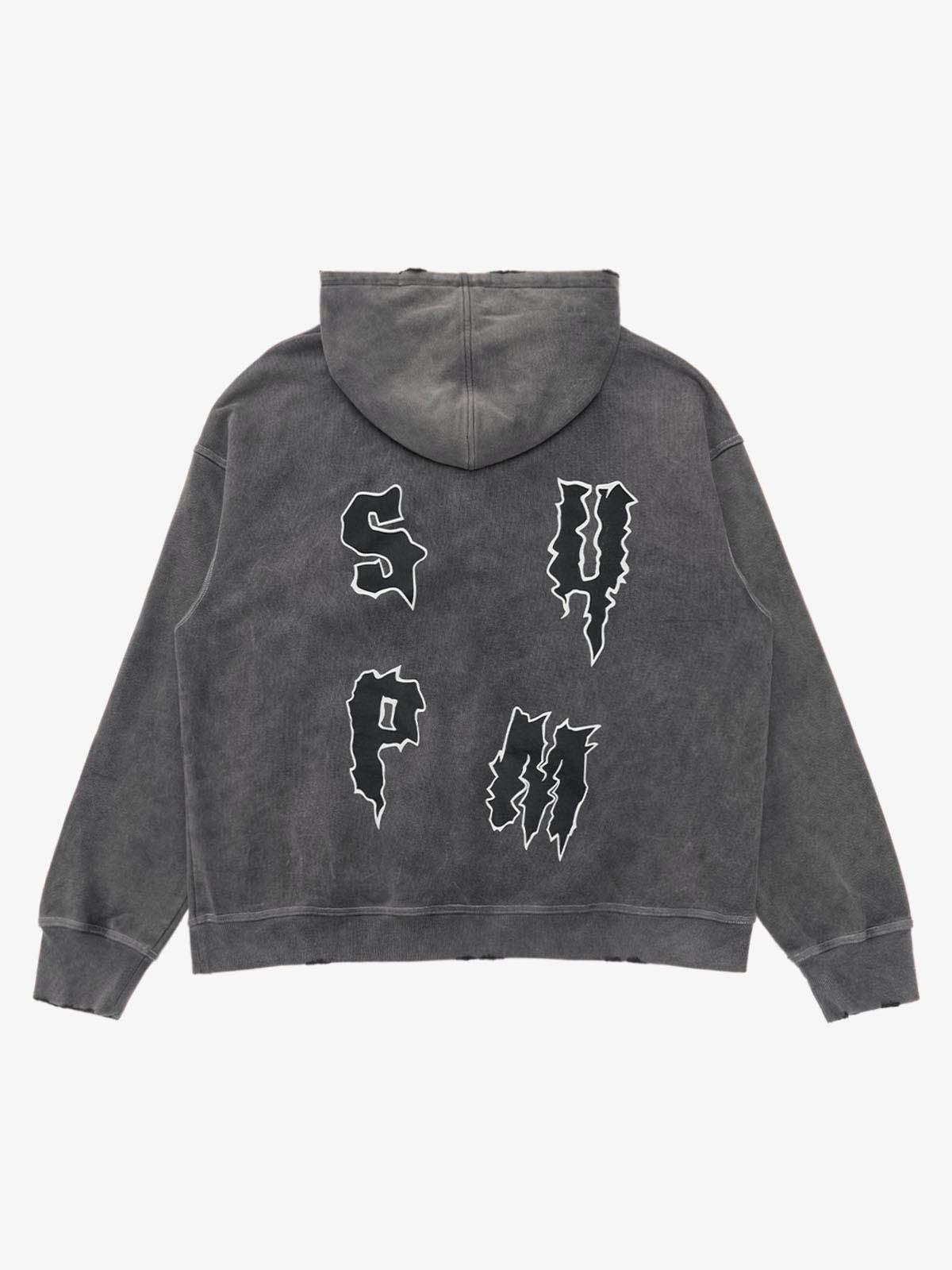 Original Distressed SPMD Graphic Cotton Hoodie
