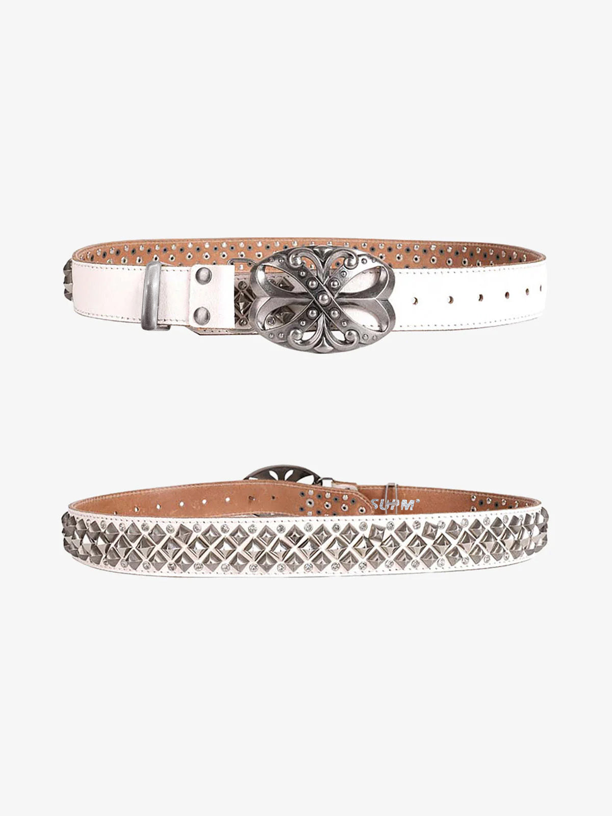 Theprecipice Retro Punk Rhinestone Belt - 2175