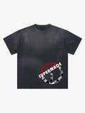precipice Soccer Circle Graphic T-Shirt