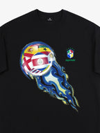 Flag Soccer Ball Graphic T-Shirt