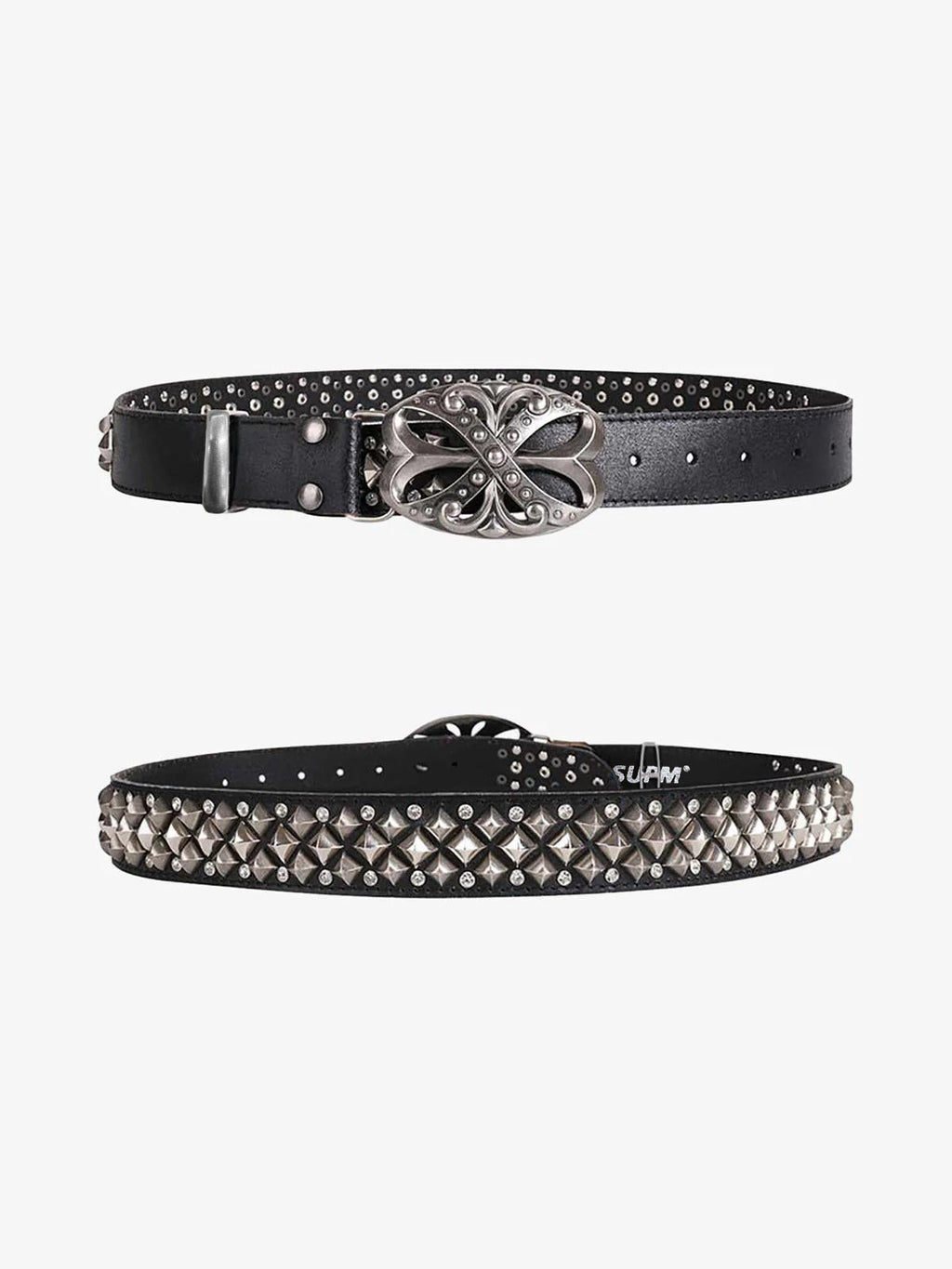 Theprecipice Retro Punk Rhinestone Belt - 2175