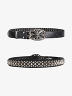 Theprecipice Retro Punk Rhinestone Belt - 2175