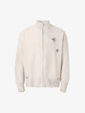 Heavy Cut Turtleneck Cardigan Zipper Sweater