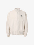Heavy Cut Turtleneck Cardigan Zipper Sweater