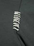 Minimal Exposed Stitch Design T-Shirt