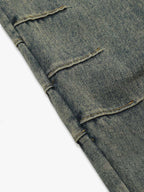 Washed Scorpion Print Multi Pocket Cargo Pants