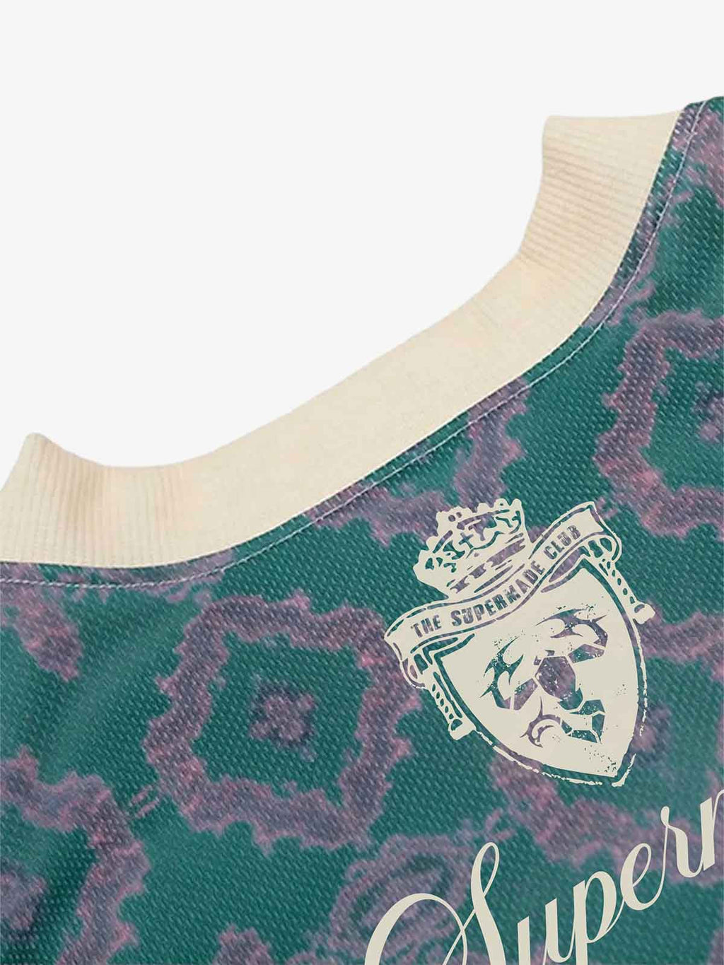 Retro Baroque Pattern Jersey T-Shirt