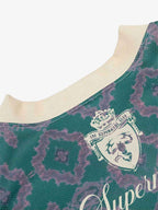 Retro Baroque Pattern Jersey T-Shirt
