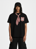Street Plaid Tie Short Sleeve T-Shirt